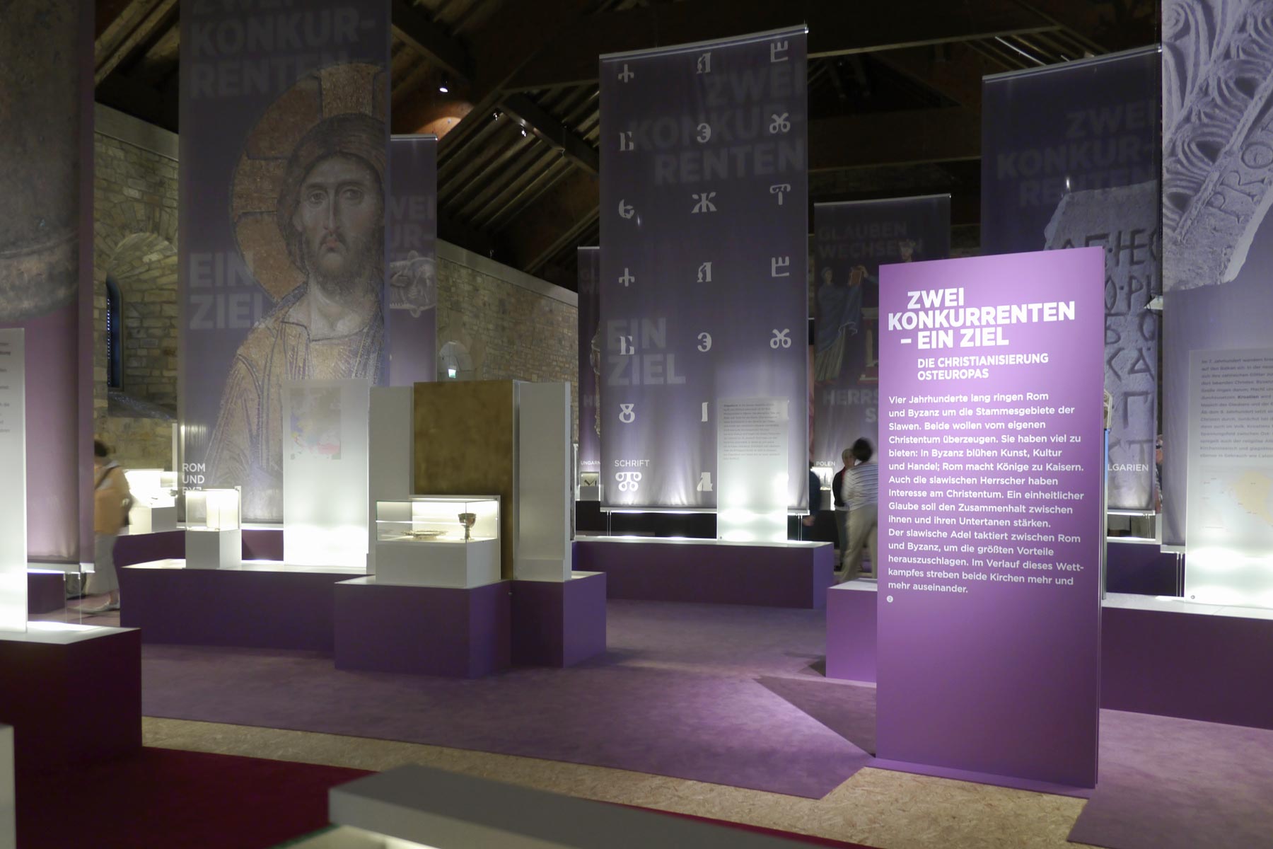 Ausstellungsgestaltung Credo | Christianisierung Europas im Mittelalter